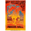 Image 1 : Jeff Beck, Moody Blues, Ten Years After 1968 Shrine L.A. Concert Poster. An orig