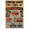 Image 1 : Bobby "Blue" Bland 1964 Vancouver, B.C. Concert Poster. An original cardboard wi