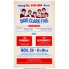 Image 1 : The Dave Clark Five 1964 Seattle, WA British Invasion Concert Poster. An origina
