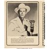 Image 2 : Hank Williams 1940's Autographed Grand Ole Opry Concert Program. An original 12-