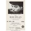 Image 1 : Bob Dylan 1961 Carnegie Chapter Hall Concert Flyer / Program for First N.Y. Conc