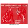 Image 1 : Led Zeppelin, Vanilla Fudge 1969 Albuquerque, NM Concert Handbill. An original p