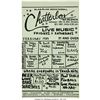 Image 1 : Nirvana 1989 Chatterbox San Francisco, CA Concert Poster. A calendar-style conce