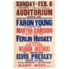 Image 1 : Elvis Presley 1955 "Memphis's Own" Sun Records-Era Concert Poster (AOR-1.1). An