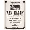 Image 1 : Van Halen 1977 Whisky-a-Go-Go Los Angeles Concert Poster. An original Sunset Str