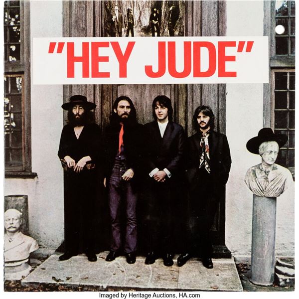 The Beatles Hey Jude Stereo LP With Large Hype Sticker Promo Copy Still Sealed (