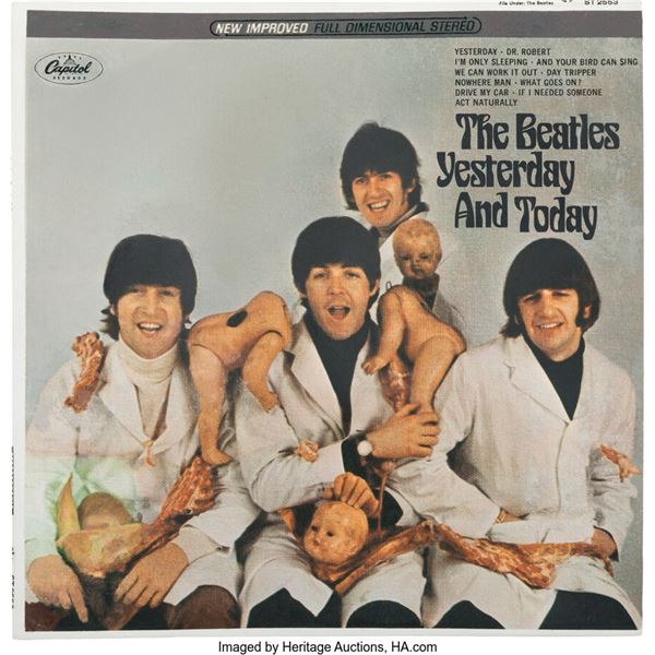 The Beatles Yesterday and Today Third State Peeled Stereo "Butcher Cover" Album