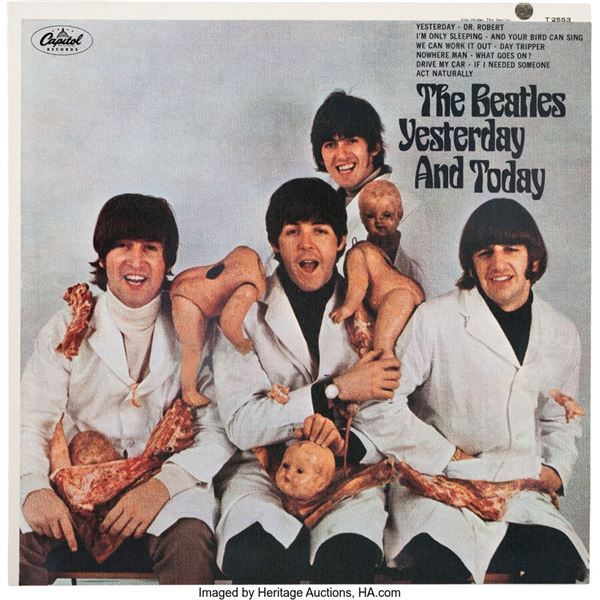 The Beatles Yesterday and Today Third State Peeled Mono "Butcher Cover" Album Pl