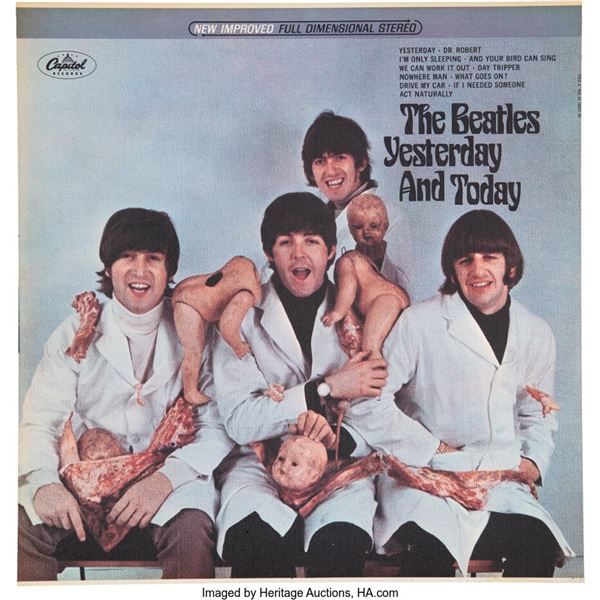 The Beatles Yesterday and Today First State Stereo "Butcher Cover" Uncut Slick (