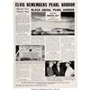 Image 2 : Elvis Presley 1961 Bloch Arena, Pearl Harbor HI Concert Handbill. A 9 ¼" x 12 ¼"