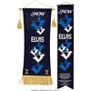 Image 1 : Elvis Presley Pennants (2). Two blue pennants featuring the King at the Hilton i