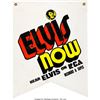 Image 1 : Elvis Presley Elvis Now Promo Banner.  A vibrant banner made for promotion of El