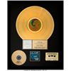 Image 1 : Elton John Signed Madman Across the Water RIAA Hologram Gold Sales Award. A gold
