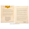 Image 2 : David Bowie Signed Promo Photo With Mainman Bowie Fans Letter and Merchandise Or