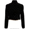 Image 2 : Cher's Personally Owned and Worn Roberto Cavalli Black Velvet Jacket.  A black v