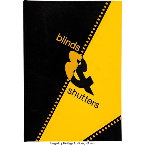Michael Cooper Blinds & Shutters Signed Limited Edition Volume (Genesis/Hedley,
