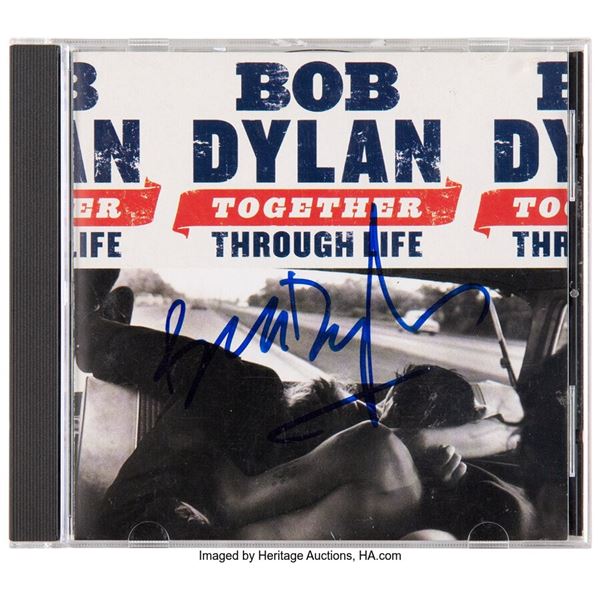 Bob Dylan Signed Together Through Life CD (Columbia). A copy of Bob Dylan's 2009
