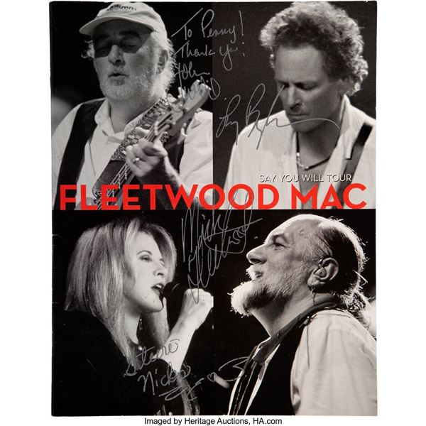 Fleetwood Mac Signed and Inscribed Say You Will Tour Program (2003-2004). An 11"