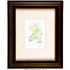 Image 1 : Jerry Garcia Signed "Reluctant Dragon" Limited Edition Lithograph in Frame. A li