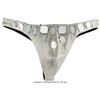 Image 1 : Ace Frehley Worn Silver Mirrored Crotch Garment. A silver colored (with mini mir