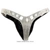 Image 2 : Ace Frehley Worn Silver Mirrored Crotch Garment. A silver colored (with mini mir