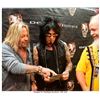 Image 2 : Mötley Crüe/Nikki Sixx Signed Rainbow Bar & Grill Menu With Handwritten Band Nam
