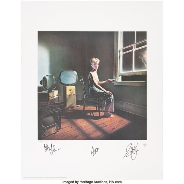 Rush Signed Power Windows Limited Edition Lithograph.  A lithograph of the Power