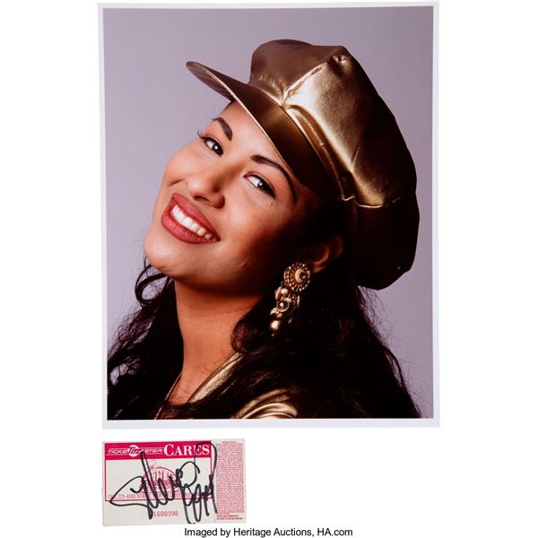 Selena Signed Hemisfair Arena Ticket Stub (1994). A ticket stub from "An Evening