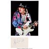 Image 1 : Stevie Ray Vaughan Signed Card. A 3" x 5" index card signed by the Dallas-born b