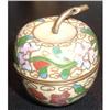 Image 1 : Miniature Apple Shape Cloisonne Trinket Box #1735308