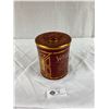 Image 2 : Vintage Velvet Tobacco Tin with Top