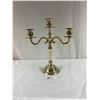 Image 1 : Nice Large Silver Plated Candle Abra 13wide 15tall