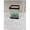 Image 1 : Very Nice First Nations Etched Glass Box 7x7x9.5
