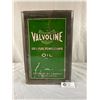 Image 1 : Valvoline Oil Company of Canada 4 Gallon Tin no lid Good shape