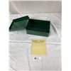 Image 2 : Vintage BA Customers Service follow up metal box with Service Card inside 6 1/2"x9"x4"