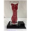Image 2 : Sweeden Art Glass Sculpture of Nude Torso Signed and Numbered Erika Hoglund Maleras 9.78 tall Origin