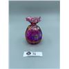 Image 2 : Gorgeous Iridescent Amberina Glass Vase Hand Blown No Damages