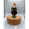 Image 1 : Antique Bisque Doll Closed Mouth Original Cloth Circa 1880 either French or German