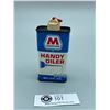 Image 1 : A Marathon Handy Oiler 4oz Tin Nice Shape and Graphics