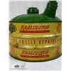 Image 2 : 1959 Kralinator Oil Filters and Cartridges Great Graphics Gas Can