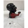Image 2 : A Nice Vintage Black Americana Cast Coin Bank