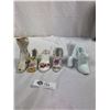Image 1 : Vintage Milk Glass & China Shoes