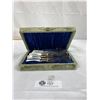 Image 1 : Vintage Butter Knife Set w/Mother of Pearl Handles in Original Case