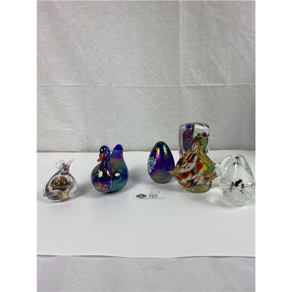 Collection of Art Glass Paperweights