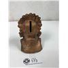 Image 2 : Vintage Indian Chief Metal Bank