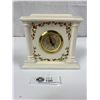 Image 1 : Vintage Mercedes Germany Hand Painted Clock 5.5''x 6'' Working