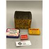 Image 1 : A Nice Lot of 4 Vintage Tins Imperial Granum Phillips Schrader and Grip Fix