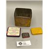 Image 2 : A Nice Lot of 4 Vintage Tins Imperial Granum Phillips Schrader and Grip Fix