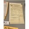 Image 2 : A Vintage BA Ephemra Lot of Unused Reciepts ect