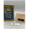 Image 1 : A Vintage Braid's Tea Tin and a Rainbow Arts Colours in Box